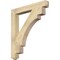 Ekena Millwork Merced Craftsman Rough Sawn Bracket, Douglas Fir, 4"W x 32"D x 36"H BKT04X32X36MRC04RDF - alternate 1